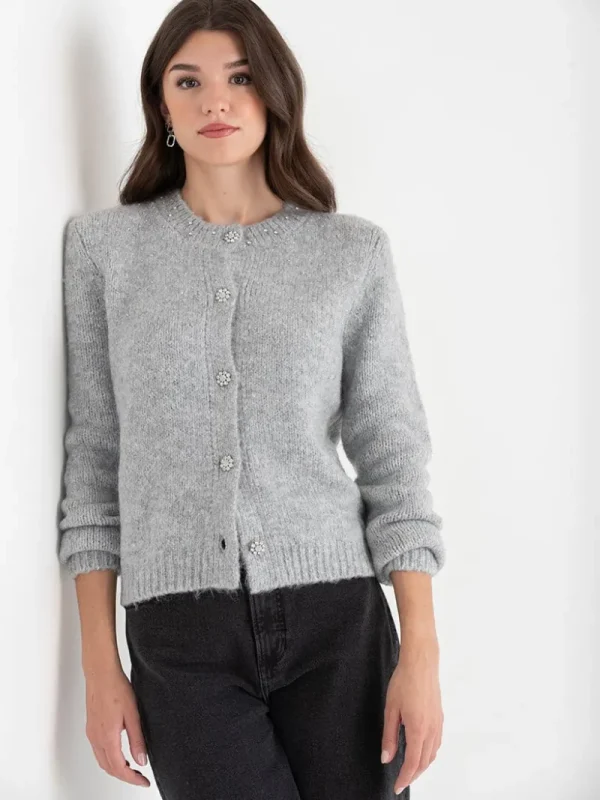 Ricki's Sweaters & Cardigans*Jewel Detail Cardigan