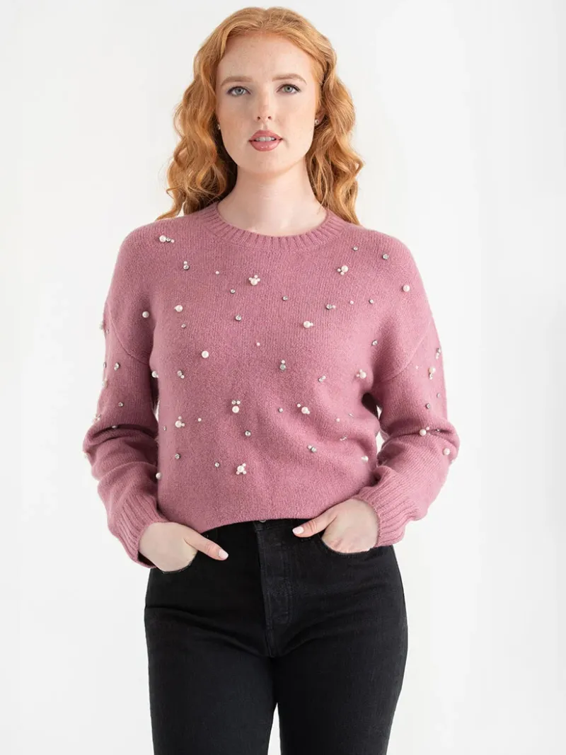 jeweled_pullover_sweater_1-2.webp Ricki's Sweaters & Cardigans*Jeweled Pullover Sweater