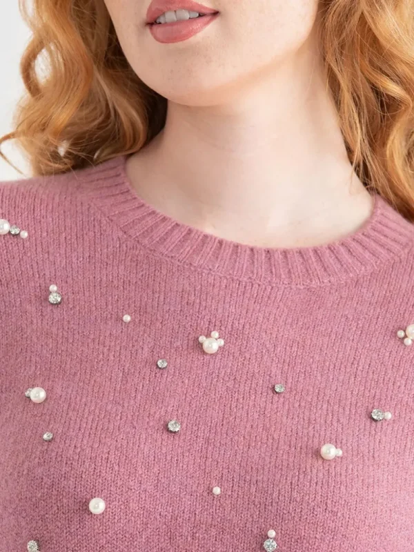 Ricki's Sweaters & Cardigans*Jeweled Pullover Sweater