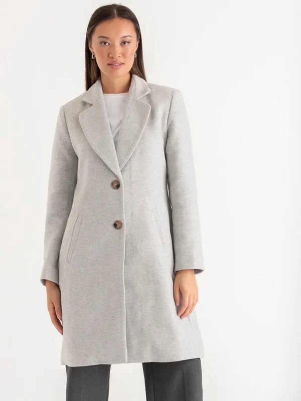 Ricki's Coats & Jackets*Kennedy Herringbone Wool Coat