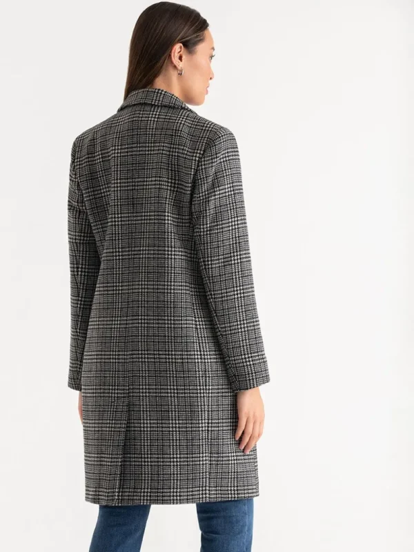 Ricki's Coats & Jackets*Kennedy Houndstooth Wool Coat
