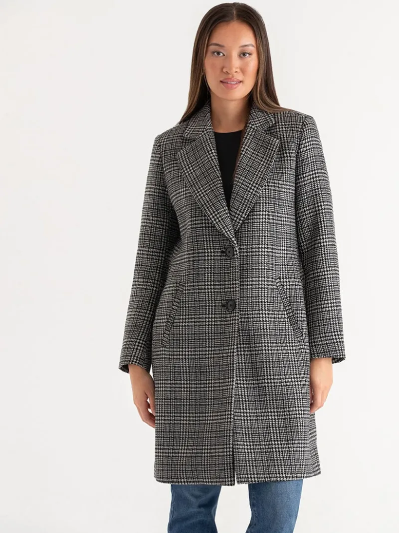 kennedy_houndstooth_wool__4.webp Ricki's Coats & Jackets*Kennedy Houndstooth Wool Coat