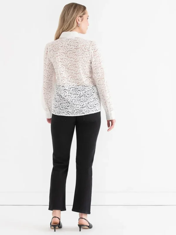 Ricki's Shirts & Blouses*Lace Collared Blouse