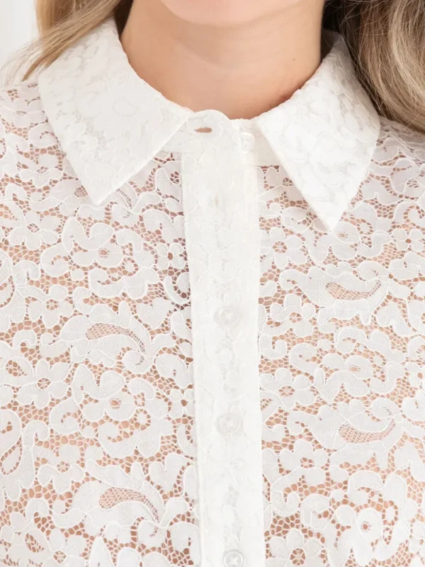 Ricki's Shirts & Blouses*Lace Collared Blouse