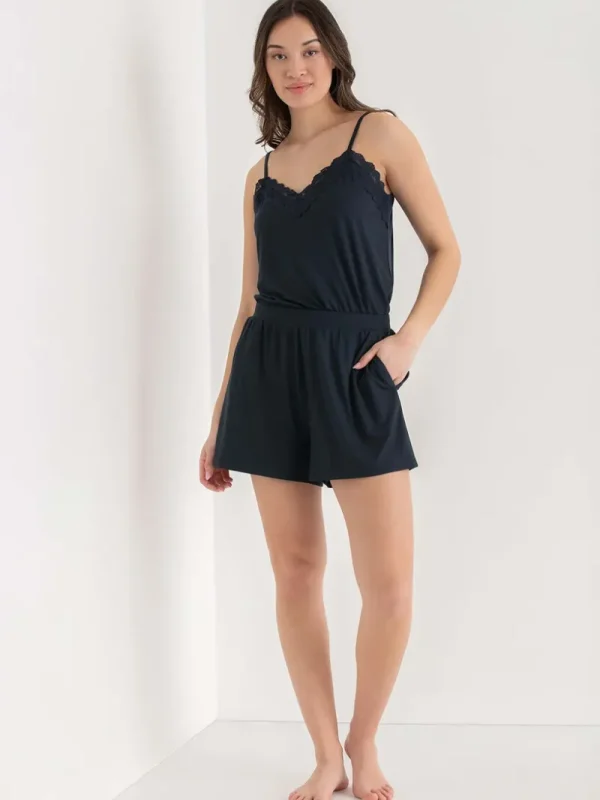 Ricki's Sleepwear*Lace Trim Cami & Shorts Sleep Set