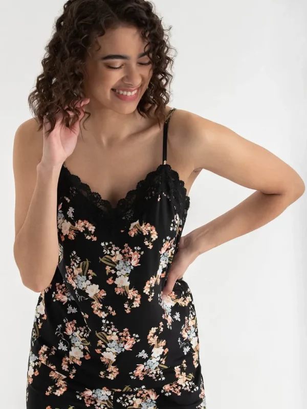 Ricki's Sleepwear*Lace Trim Cami & Shorts Sleep Set