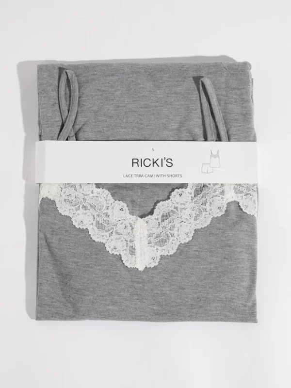 Ricki's Sleepwear*Lace Trim Cami & Shorts Sleep Set