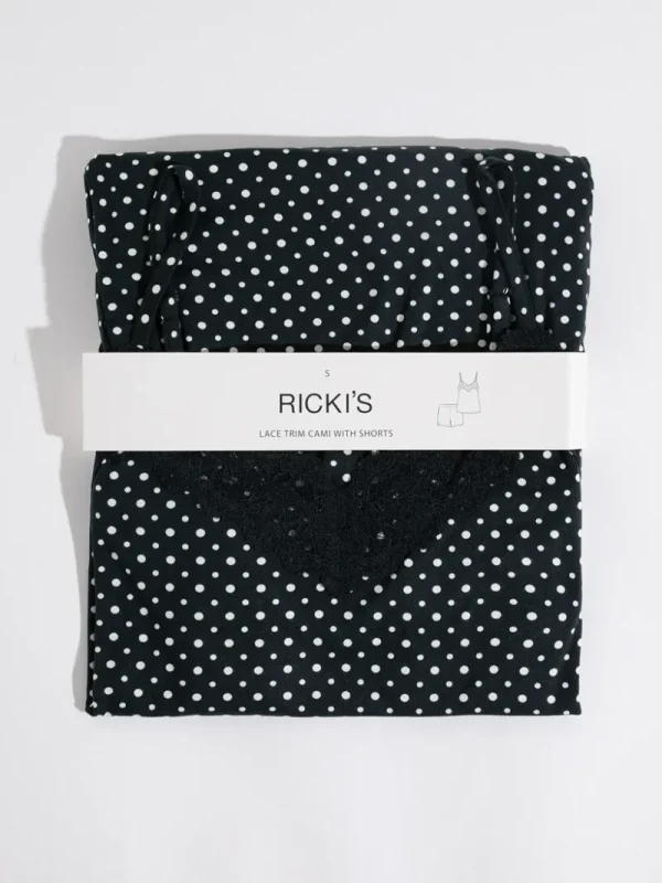 Ricki's Sleepwear*Lace Trim Cami & Shorts Sleep Set