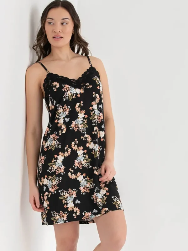 Ricki's Sleepwear*Lace Trim Sleep Dress