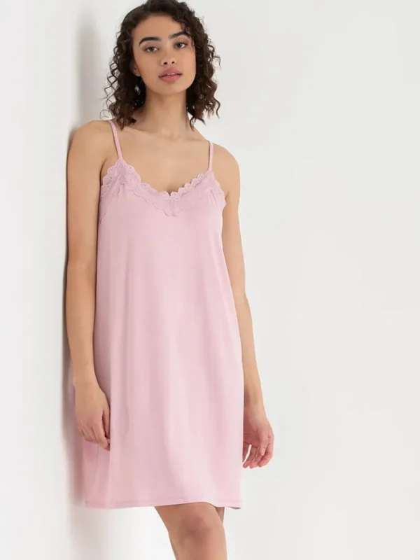 Ricki's Sleepwear*Lace Trim Sleep Dress