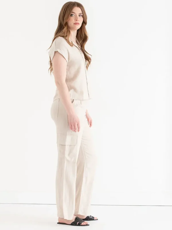 Ricki's Pants*Linen Cargo Pants