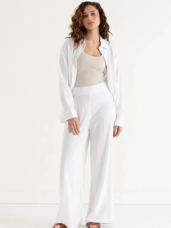 Ricki's Pants*Linen Wide Leg Pant