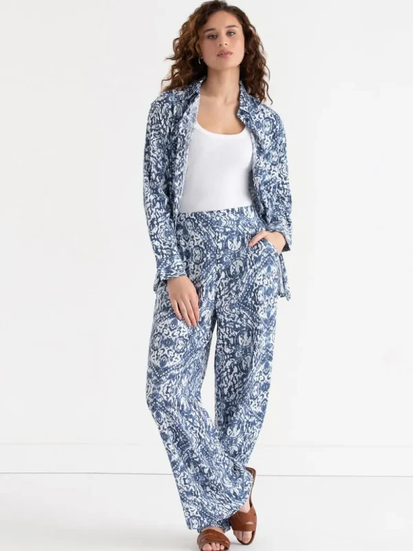 Ricki's Pants*Linen Wide Leg Pant