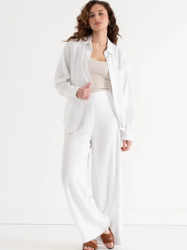 Ricki's Pants*Linen Wide Leg Pant