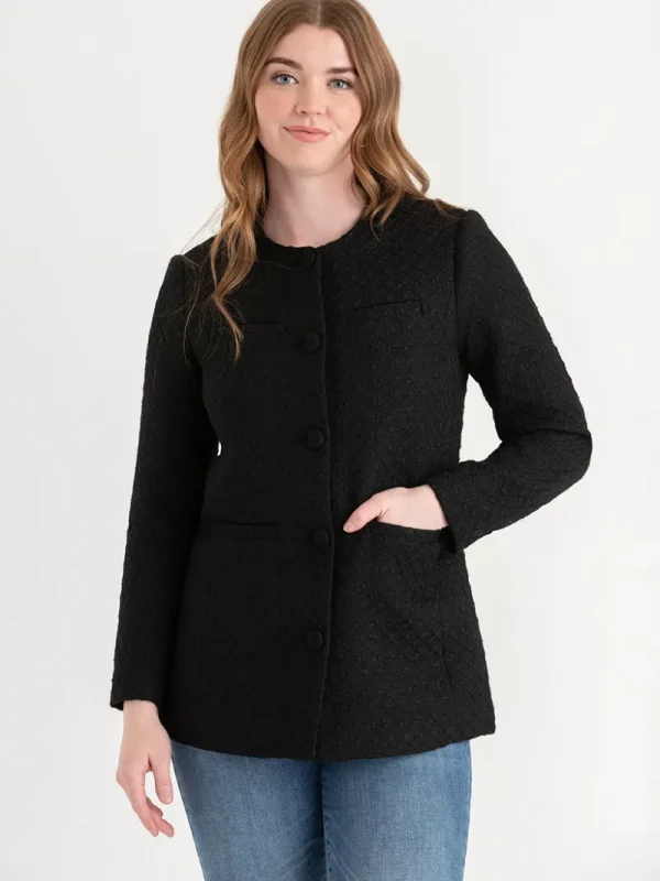 Ricki's Blazers*Long Boucle Jacket