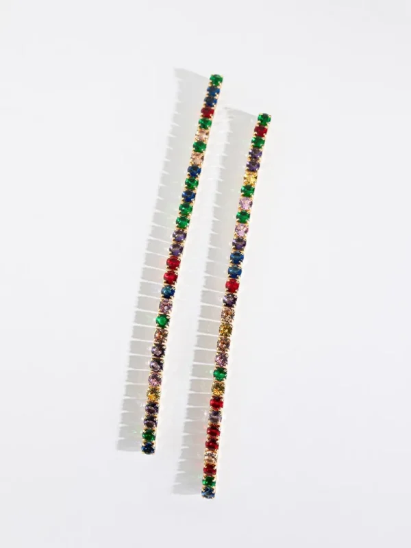 Ricki's Earrings*Long Cubic Zirconia Earrings