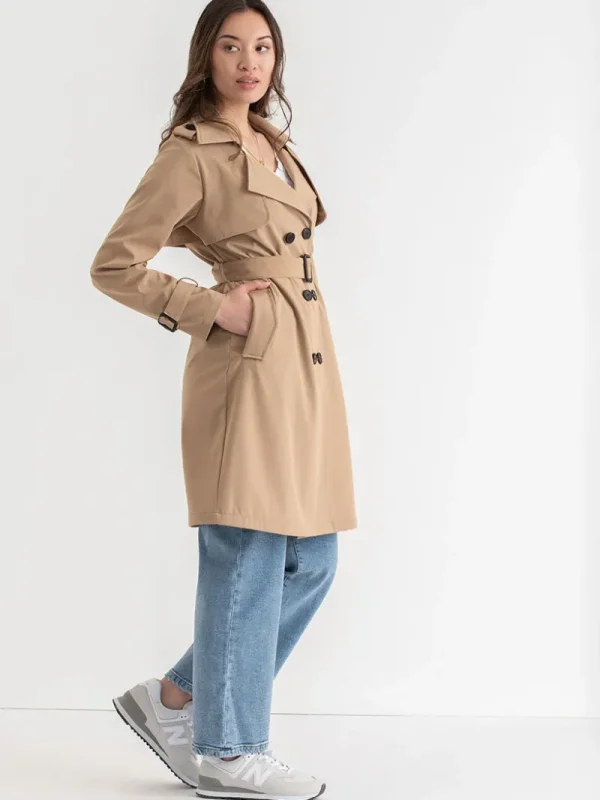 Ricki's Coats & Jackets*Long Double Breasted Trench | Point Zero
