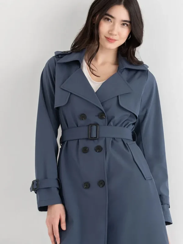 Ricki's Coats & Jackets*Long Double Breasted Trench | Point Zero