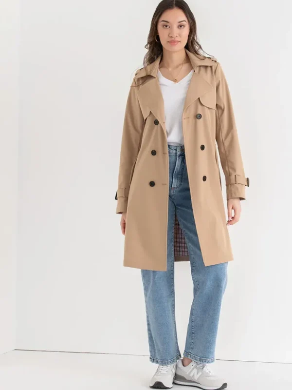 Ricki's Coats & Jackets*Long Double Breasted Trench | Point Zero