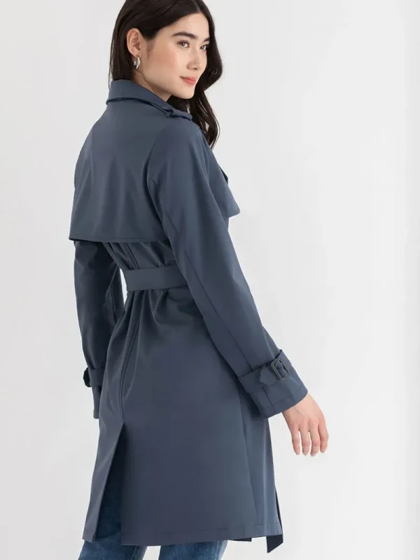 Ricki's Coats & Jackets*Long Double Breasted Trench | Point Zero