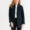 Ricki's Blazers*Long Line Felt Jacket