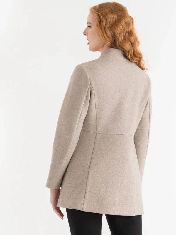 Ricki's Blazers*Long Line Felt Jacket