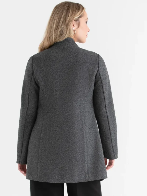 Ricki's Blazers*Long Line Felt Jacket