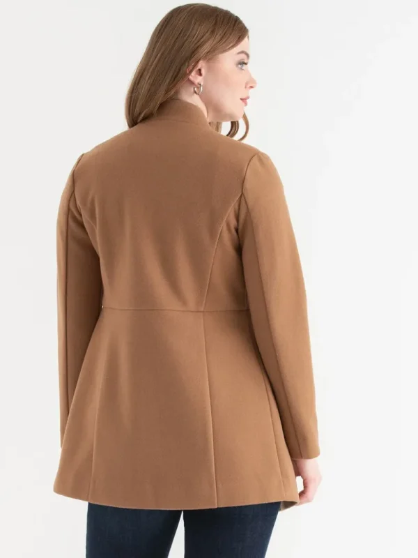 Ricki's Blazers*Long Line Felt Jacket