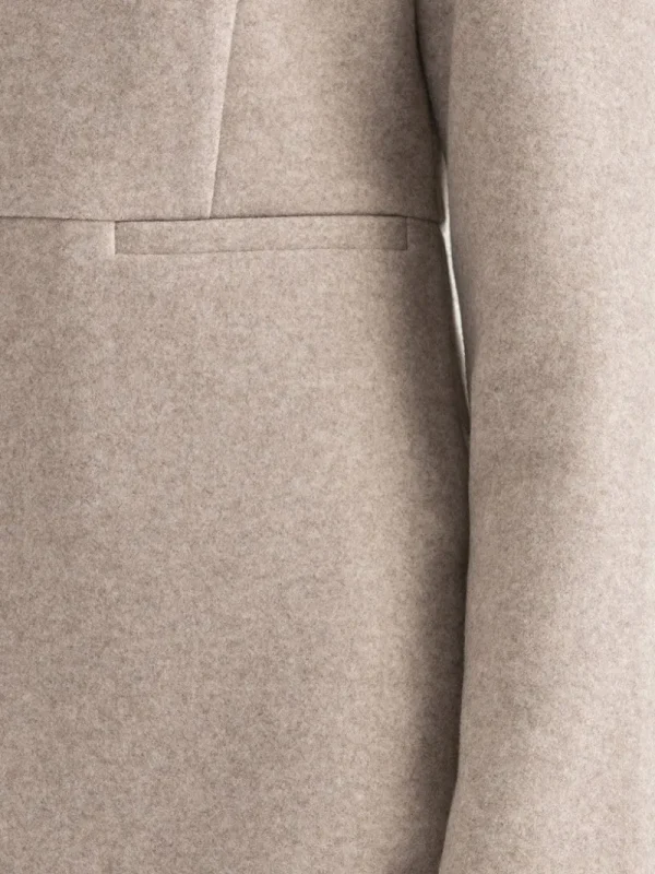 Ricki's Blazers*Long Line Felt Jacket