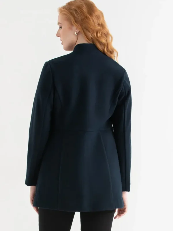 Ricki's Blazers*Long Line Felt Jacket