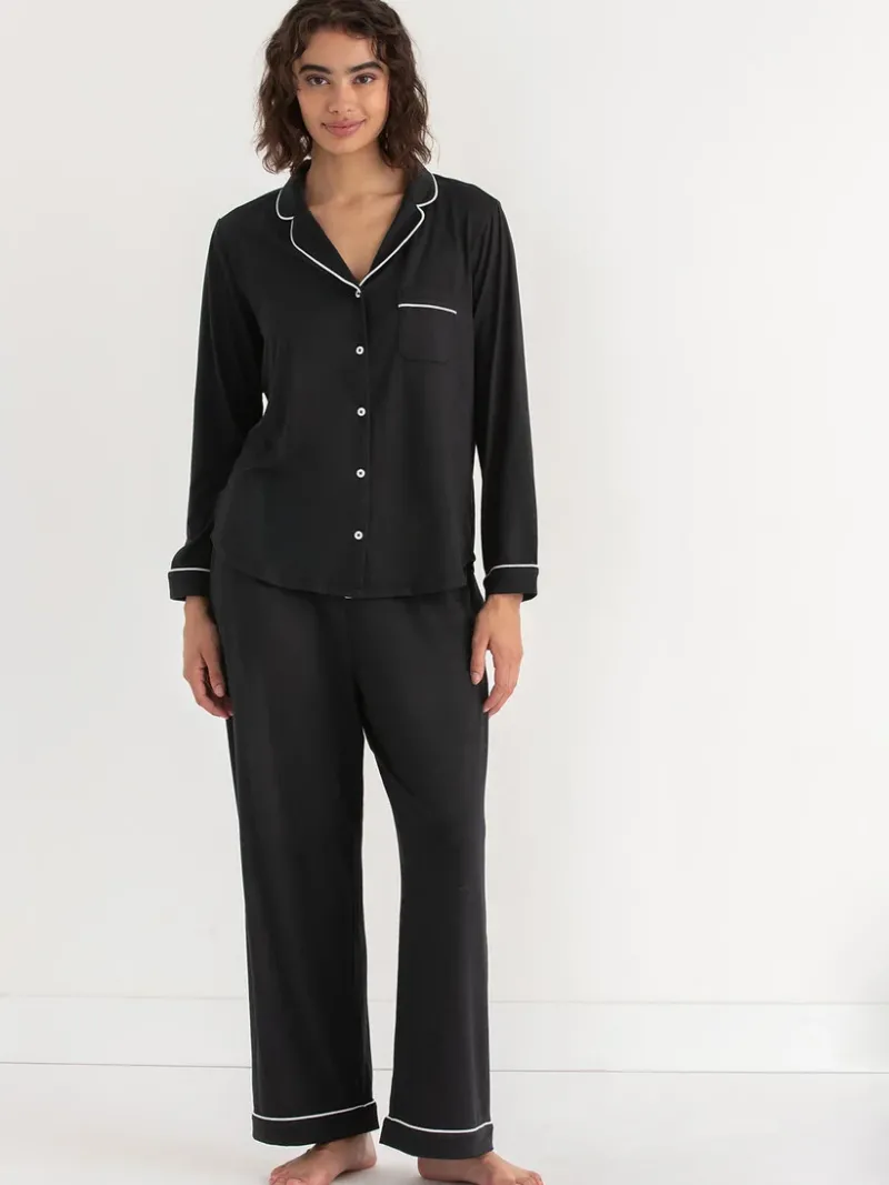 long_sleeve_buttondown_sl_4-1.webp Ricki's Sleepwear*Long Sleeve Button-Down Sleep Set