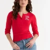 Ricki's Shirts & Blouses*Long Sleeve Fitted Henley