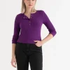 Ricki's Shirts & Blouses*Long Sleeve Henley Shirt