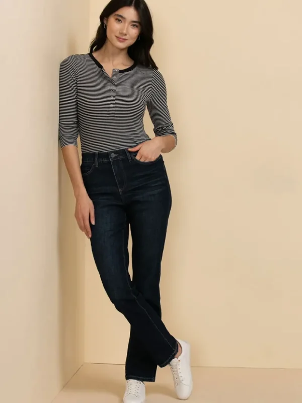 Ricki's Shirts & Blouses*Long Sleeve Henley Shirt