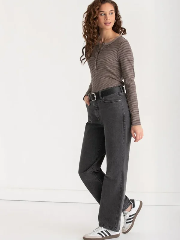 Ricki's Shirts & Blouses*Long Sleeve Henley Shirt