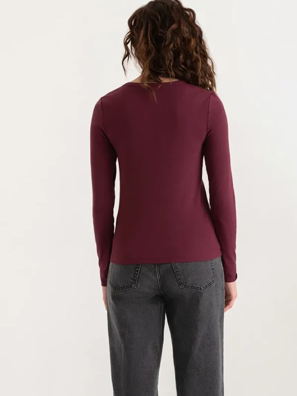 Ricki's Shirts & Blouses*Long Sleeve Henley Shirt