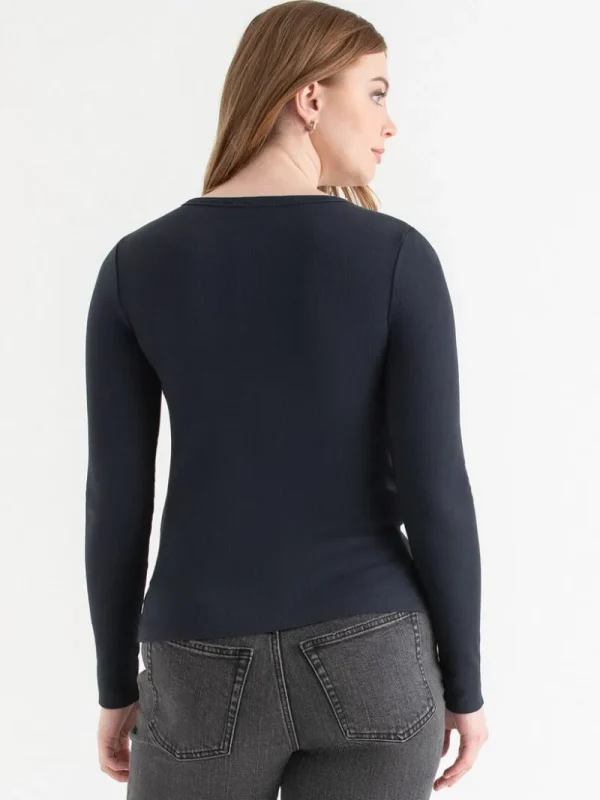 Ricki's Shirts & Blouses*Long Sleeve Henley Shirt