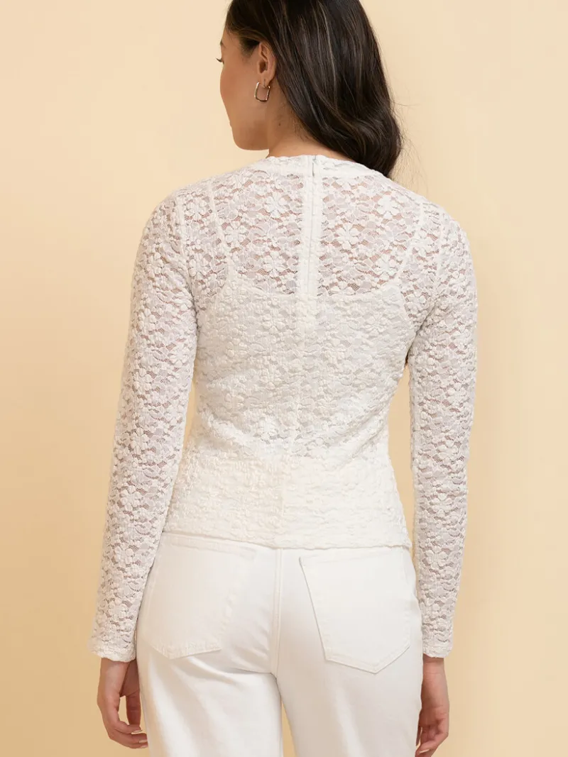 long_sleeve_lace_blouse_w_3-3.webp Ricki's Tees & Tanks | Shirts & Blouses*Long Sleeve Lace Blouse with Cami