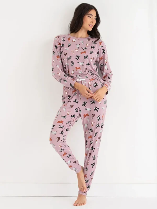 Ricki's Sleepwear*Long Sleeve Pajama Set