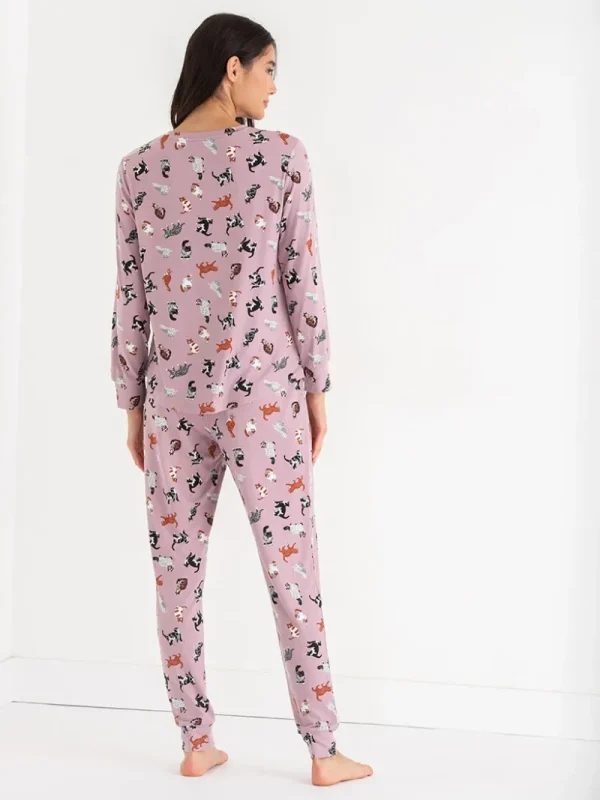 Ricki's Sleepwear*Long Sleeve Pajama Set