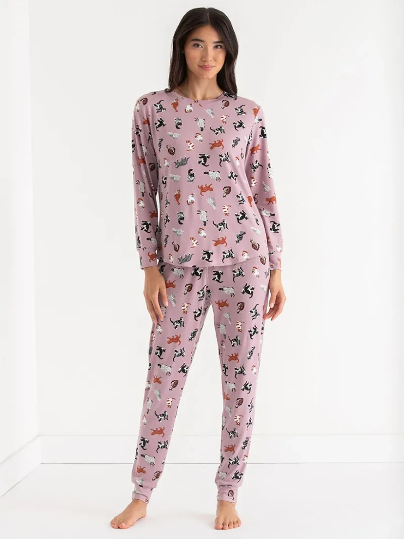 long_sleeve_pajama_set_4.webp Ricki's Sleepwear*Long Sleeve Pajama Set