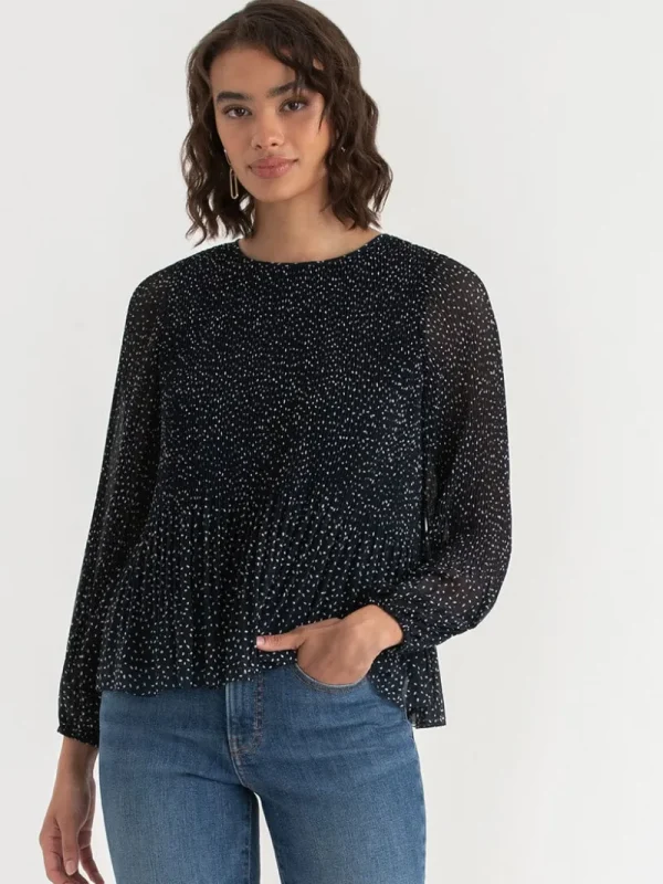 Ricki's Shirts & Blouses*Long Sleeve Release Pleat Blouse