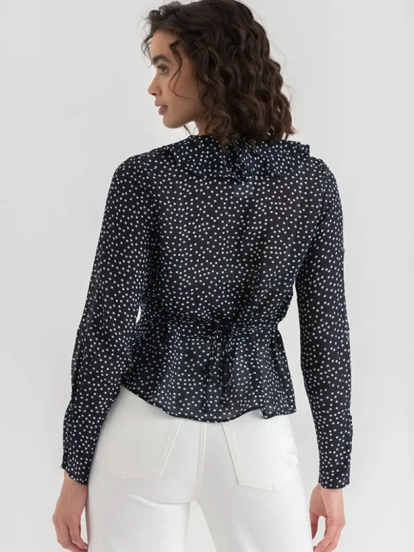 Ricki's Shirts & Blouses*Long Sleeve Ruffle Blouse