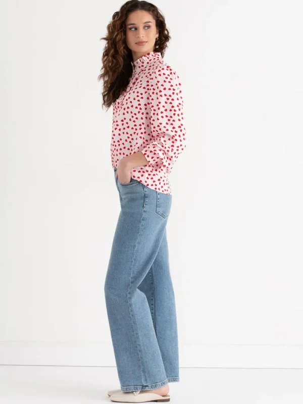 Ricki's Shirts & Blouses*Long Sleeve Ruffle Blouse