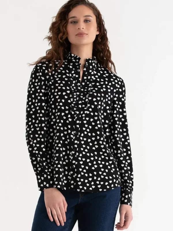 Ricki's Shirts & Blouses*Long Sleeve Ruffle Blouse