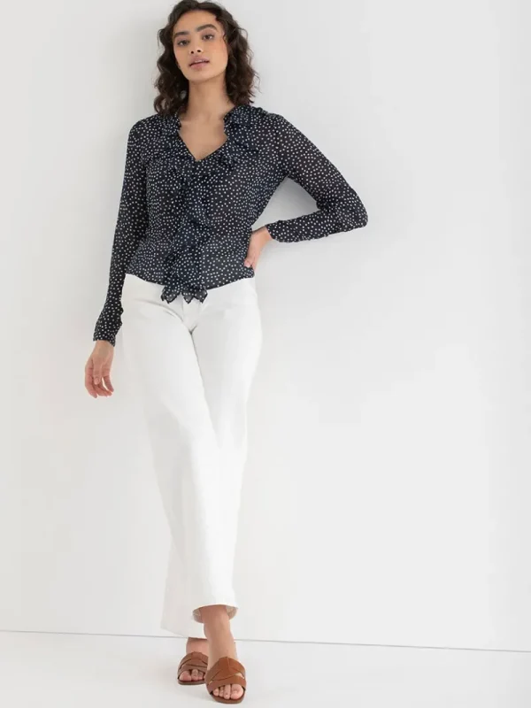 Ricki's Shirts & Blouses*Long Sleeve Ruffle Blouse