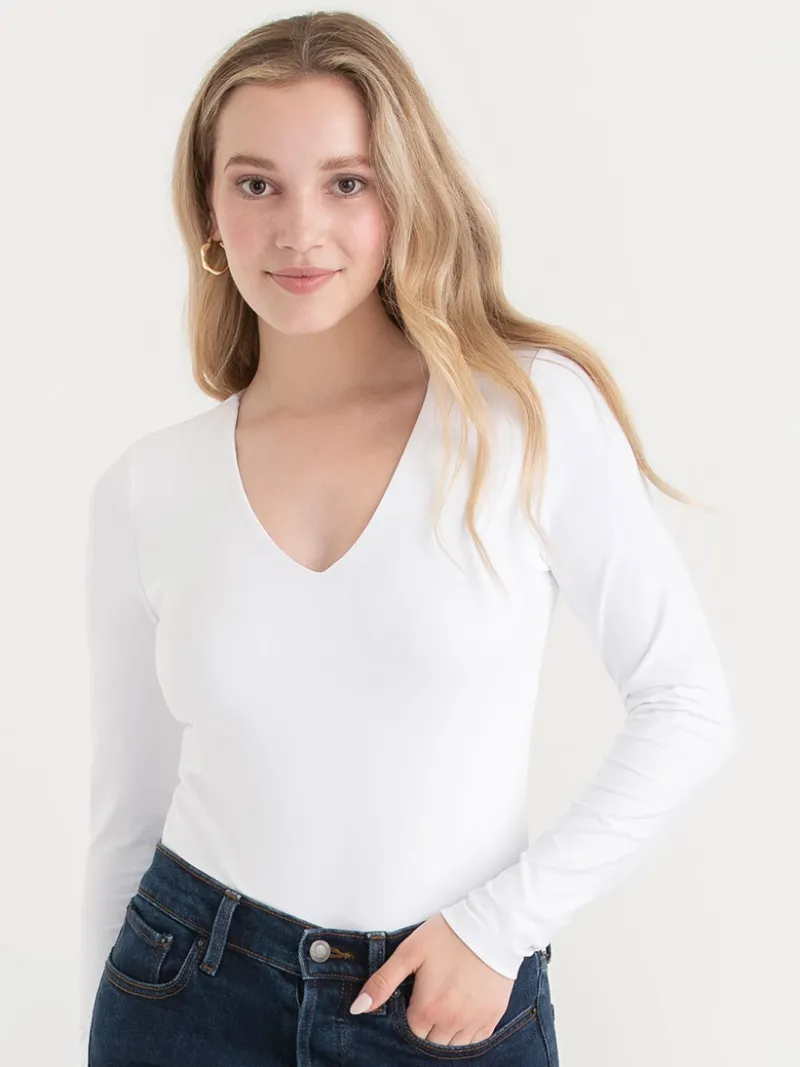 long_sleeve_vneck_bodysui_0-3.webp Ricki's Tees & Tanks*Long Sleeve V-Neck Bodysuit