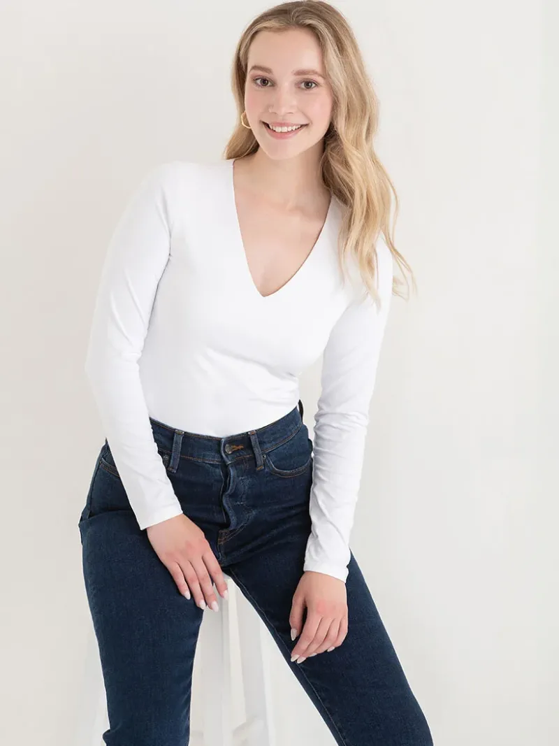 long_sleeve_vneck_bodysui_1-3.webp Ricki's Tees & Tanks*Long Sleeve V-Neck Bodysuit