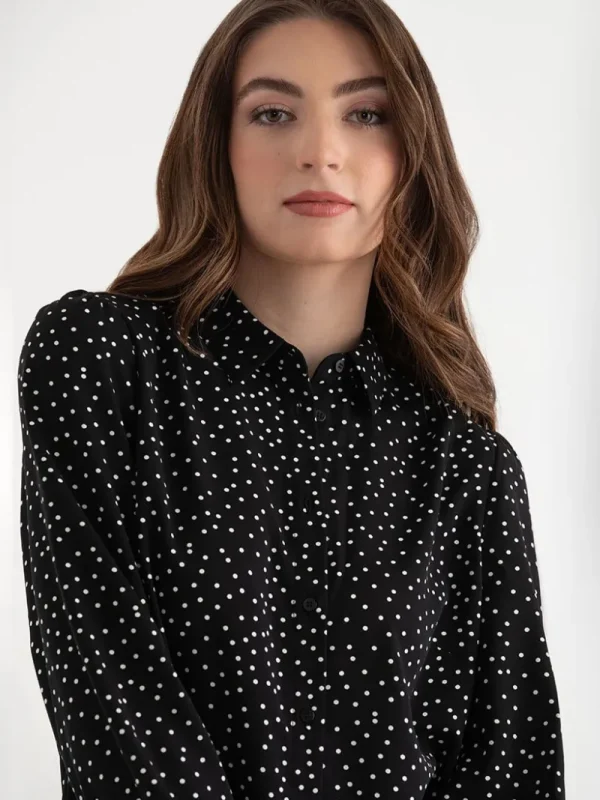 Ricki's Tees & Tanks*Longer Length Collared Blouse