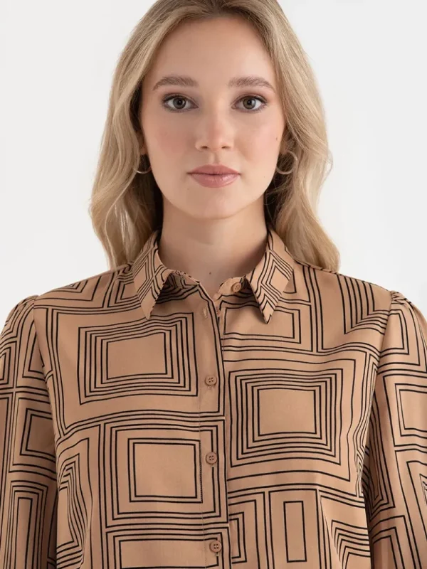 Ricki's Tees & Tanks*Longer Length Collared Blouse